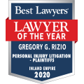 Greg Rizio Lawyer Of The Year Badge
